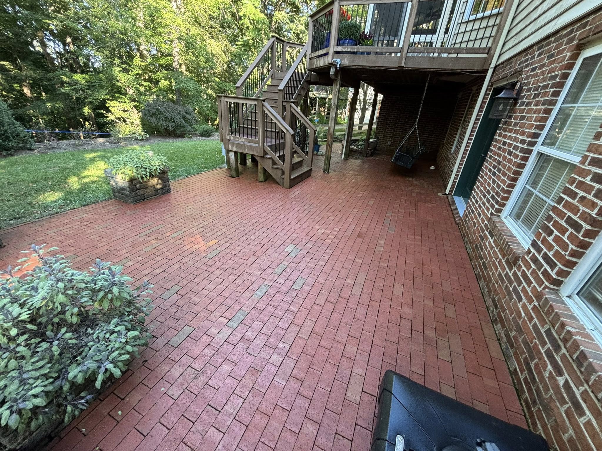 Clean patio